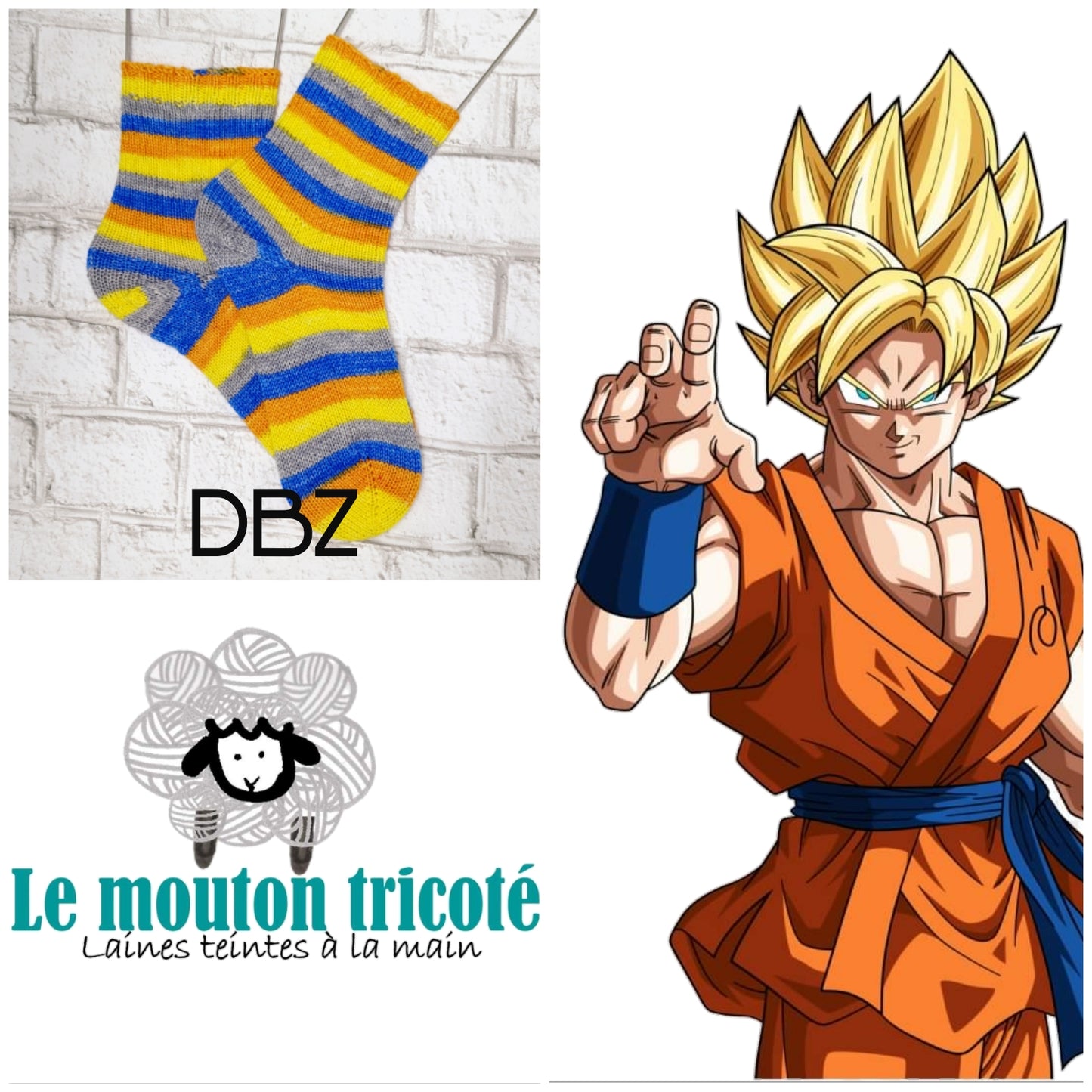 DBz | LAINE À RAYURES