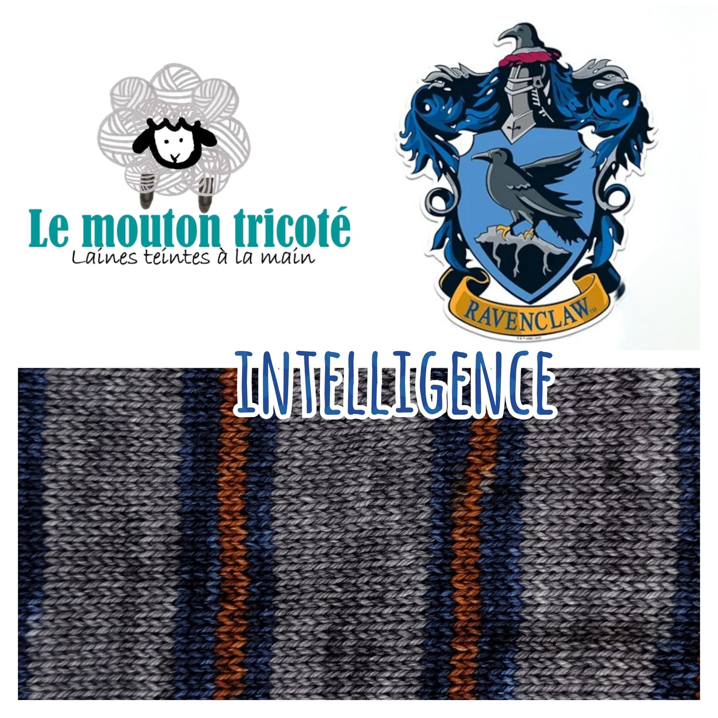 INTELLIGENCE | LAINE À RAYURES