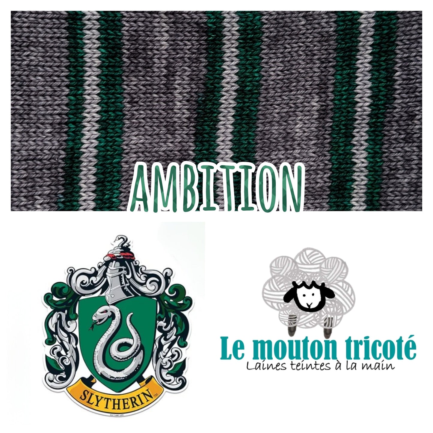 AMBITION | LAINE À RAYURES