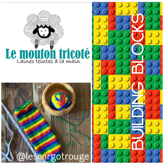 BUILDING BLOCKS | LAINE À RAYURES