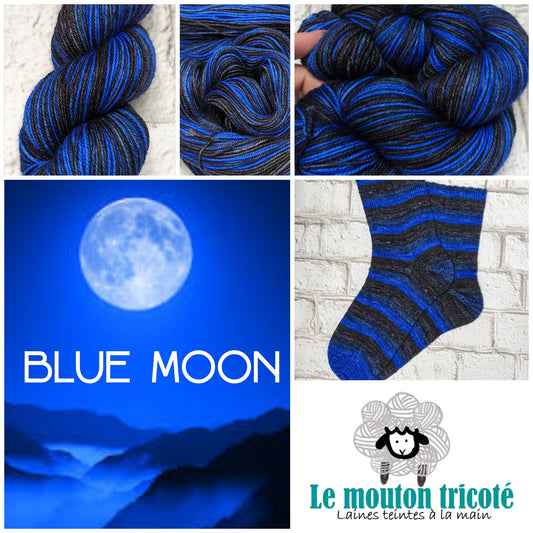 BLUE MOON | LAINE À RAYURES