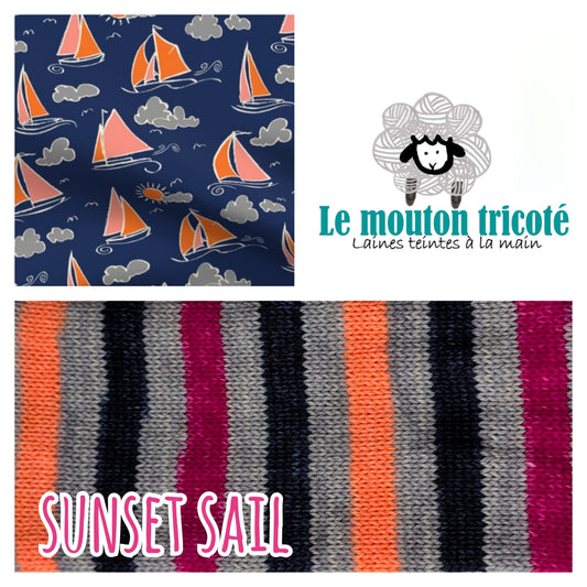 SUNSET SAIL | DYED TO ORDER