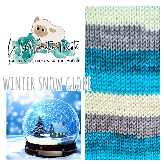 WINTER SNOW GLOBE | DYED TO ORDER