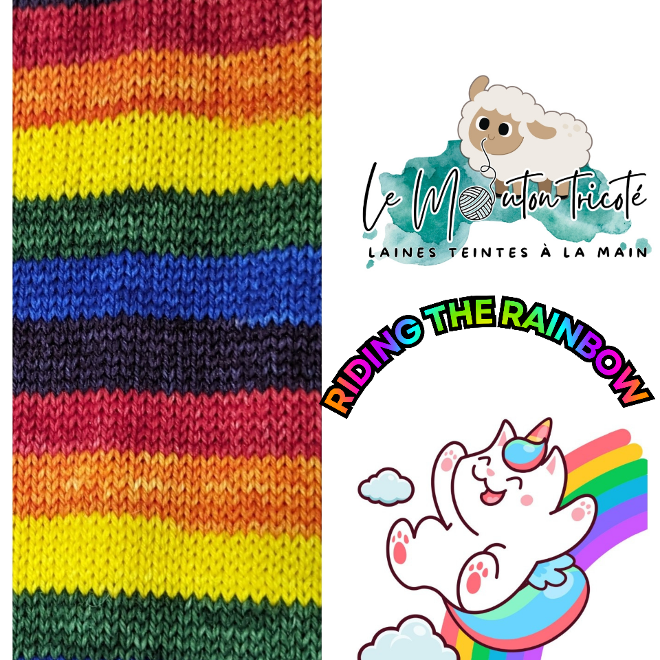 RIDING THE RAINBOW | DYED TO ORDER
